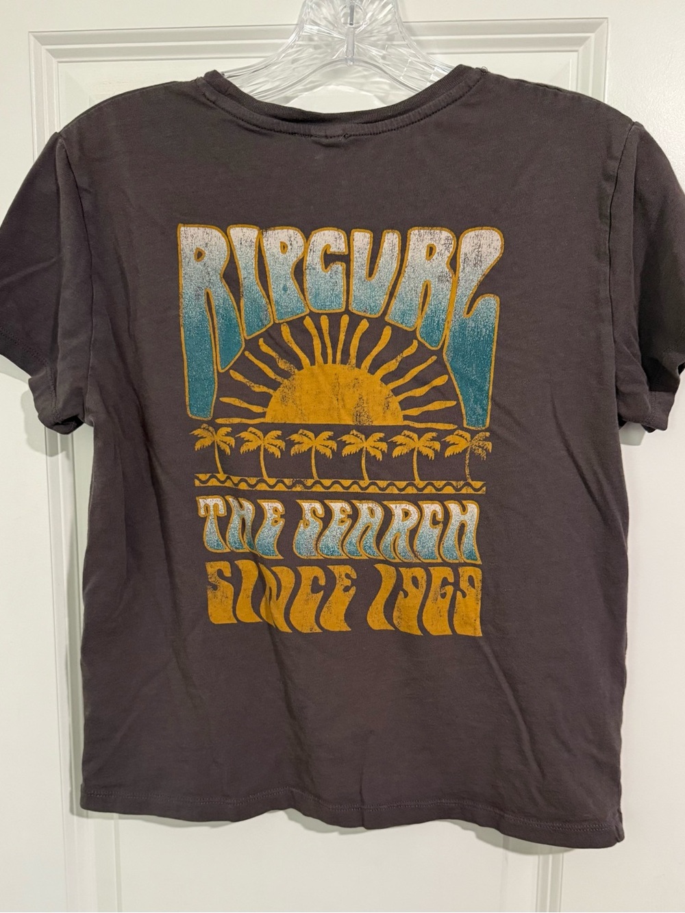Rip Curl y2k crop womens Small t shirt- super cute surfer style preppy Cali